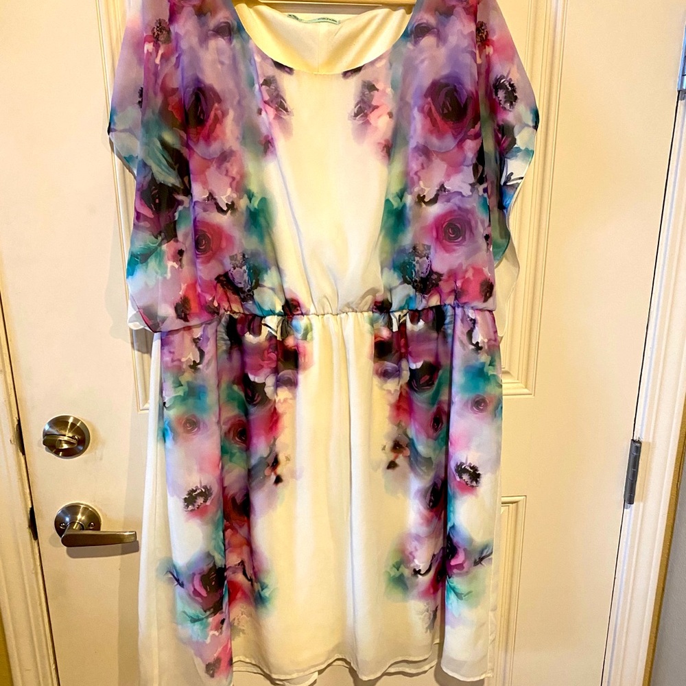White Floral Dress